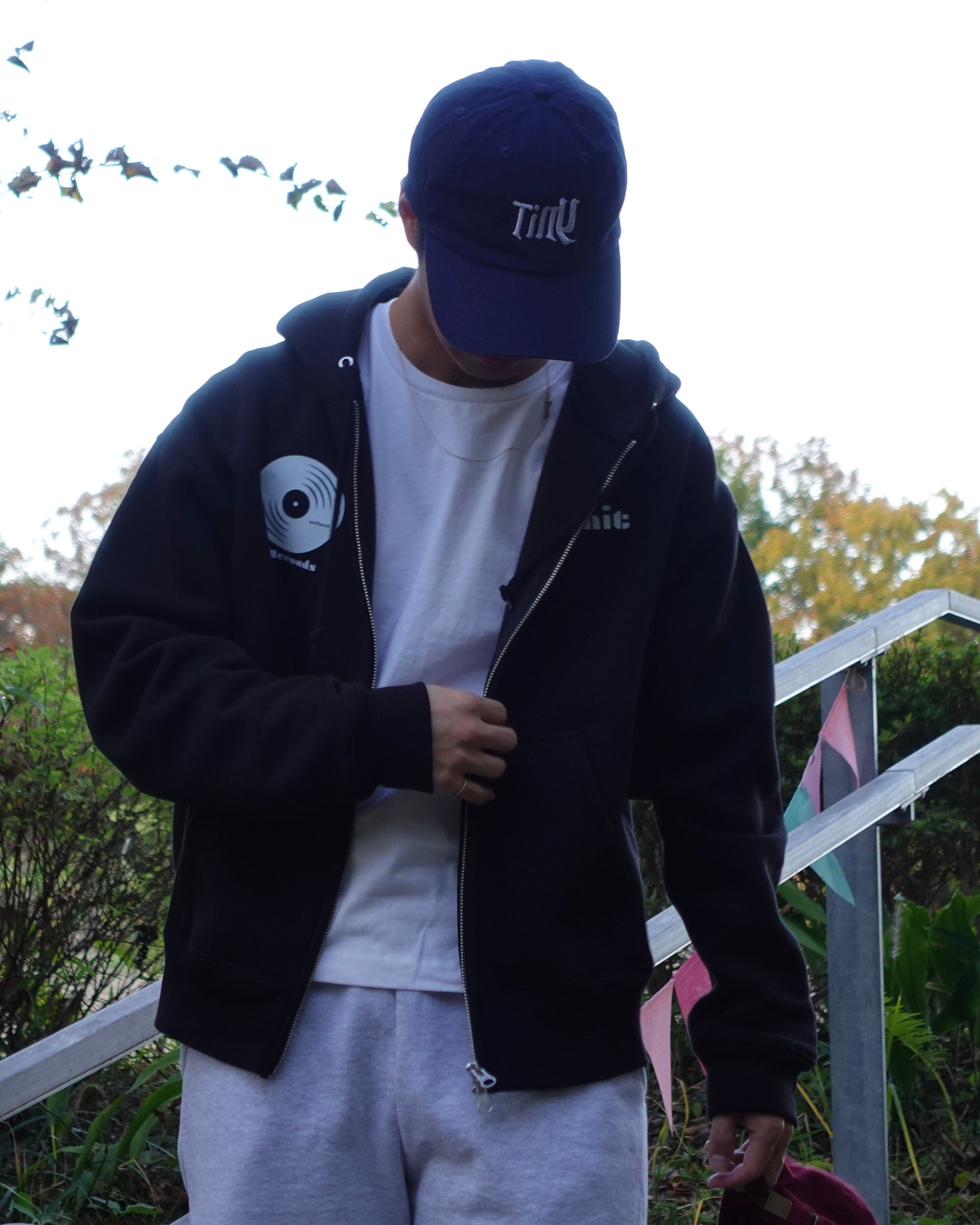 Fløjl Double Zip Hoodie